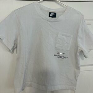 Nike Women’s White Short Sleeve Tee with Pocket